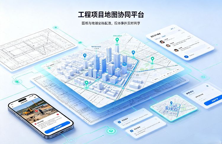 地图与工程图纸配准叠加示意图